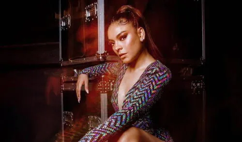 "En verdad también estoy agradecida con la vida, porque pude presentarle mi talento a mucha gente", dijo la salsera. Foto: Instagram Cielo Torres Cielo Torres