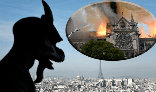 Google Maps: Captan 'extrañas figuras' rondando la catedral de Notre Dame en Francia [FOTOS]