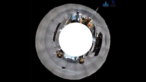 China revela increíble imagen de la cara oculta de la luna en 360° [VIDEO]