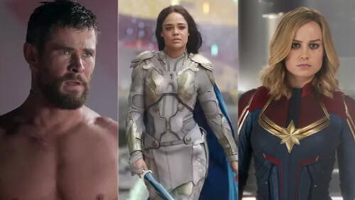 Valkiria quiere un triángulo amoroso con Thor y la Capitana Marvel [VIDEO]