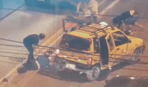 Santa Anita: Taxista atropella a tres personas y se da a la fuga [VIDEO]