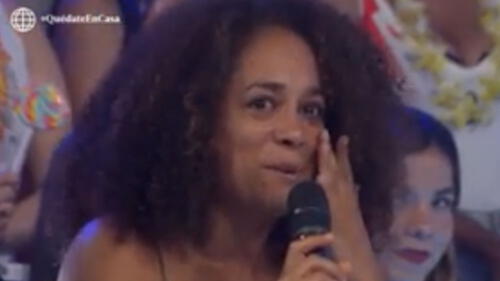 Ebelin Ortiz llora en El reventonazo de la chola