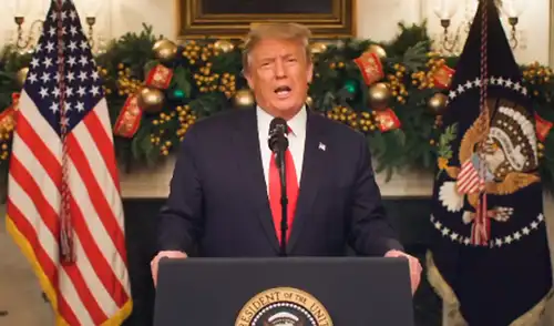 En caso de que Trump vetara la ley, el Congreso puede volver a sesionar y pasar por encima de la censura.  Foto: Donald Trump / captura Twitter