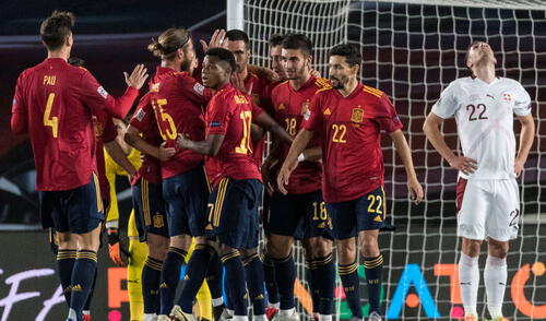 España vs Suiza resultado y goles del partido por UEFA Nations League 2020