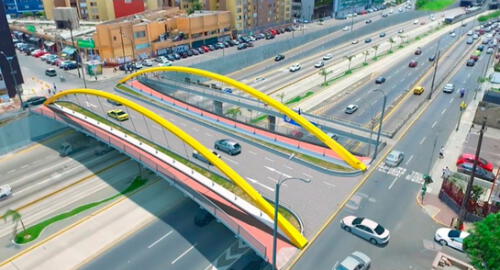 Vía Expresa: retrasan entrega de puentes a la altura de Miraflores y Surquillo Vía Expresa: retrasan entrega de puentes a la altura de Miraflores y Surquillo