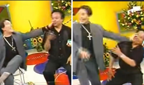 Jimmy Santi y Melcochita protagonizaron una de las peleas más recordadas de la televisión.