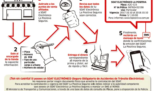 Proceso de compra de SOAT electrónico La Positiva Seguros Proceso de compra de SOAT electrónico La Positiva Seguros