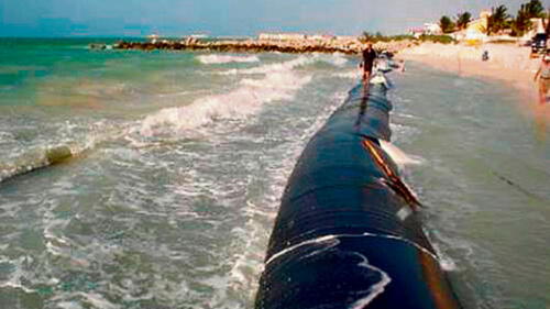Proponen geotubos contra oleajes en playa de Huanchaco