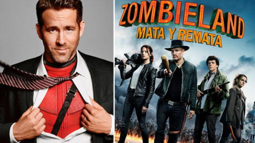 Escritores informan sobre la participación de Ryan Reynolds en Zombieland 2. Créditos: Composición Zombieland 2
