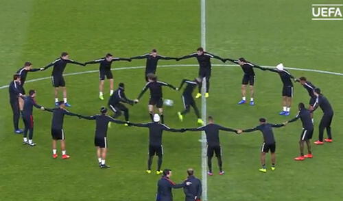 Barcelona vs PSG: Inusual entrenamiento del cuadro parisino en el Camp Nou 
