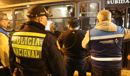 Migraciones y Extranjería ejecutaron un operativo de fiscalización en Los Olivos [VIDEO]