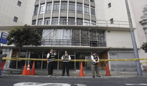 Cercado de Lima: Un hombre se suicida arrojándose desde un edificio de la Av. Tacna 
