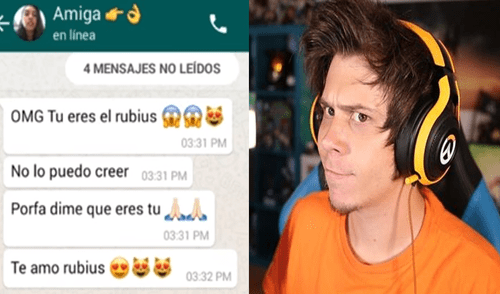 En WhatsApp creyó que chateaba con "El Rubius" y le hizo una propuesta