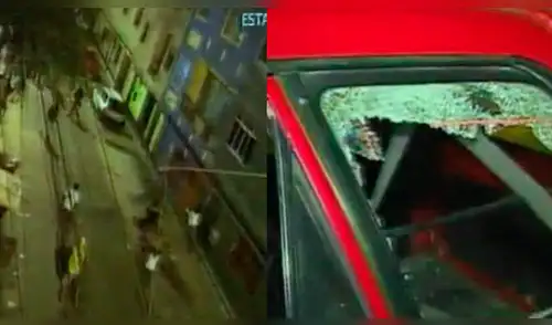 Barristas se enfrentaron en plena vía pública de San Luis [VIDEO]