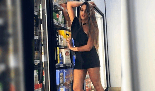 Facebook Viral: Posó sexy con ceñido vestido, pero detalle le quitó todo el 'glamour'