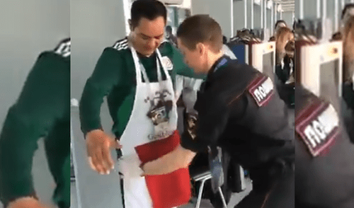 Rusia 2018: mexicano hace broma sexual a policía ruso y su reacción es viral [VIDEO]