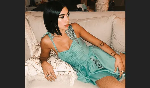 Dua Lipa muestra parte íntima en Instagram