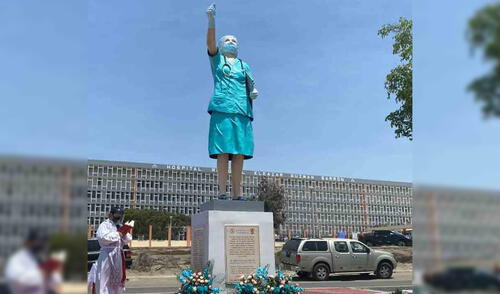 Monumento enfermeros fallecidos por la COVID-19