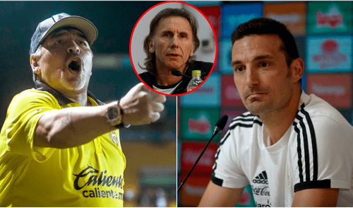 Maradona lapidó al DT de Argentina y se acordó de Ricardo Gareca [VIDEO]