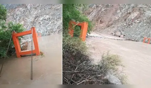 Arequipa: 40 familias quedan aisladas por colapso de puente en La Unión [VIDEO]