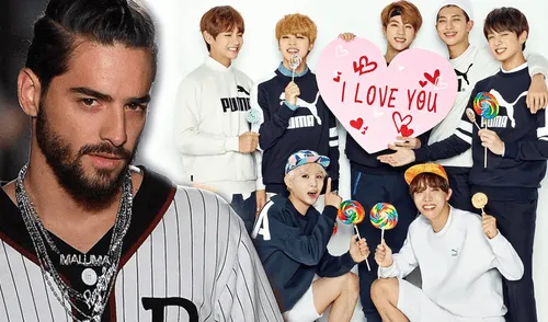 BTS avergüenza a Maluma por dejarlo mal en plena entrevista [VIDEO]