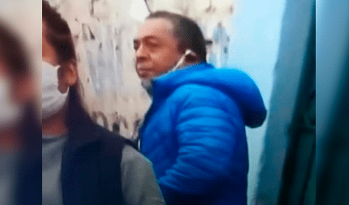 Rostro del hombre que tosió a periodista. Foto: Captura Rostro del hombre que tosió a periodista. Foto: Captura
