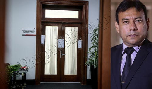 Oficina donde trabajaba el exministro Félix Chero. Foto: Jhon Reyes / La República