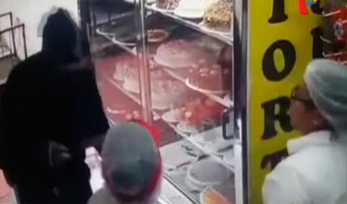 El sujeto huyó del lugar con paradero desconocido. Foto: Captura.