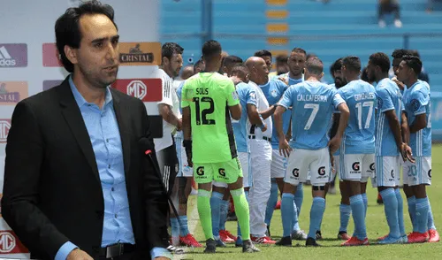 Presidente de Sporting Cristal respondió si habrá o no refuerzos en el regreso del fútbol. | Foto: GLR