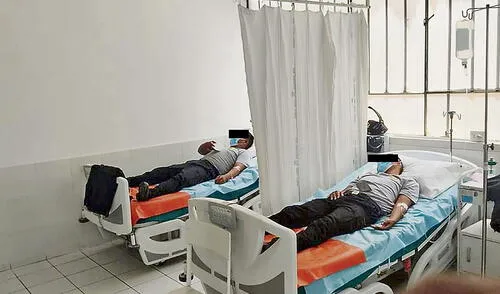 recuperados. Los policías afectados acudieron al policlínico policial de Tacna.