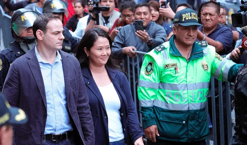 Keiko Fujimori: así fue la salida de la lideresa de Fuerza Popular de la audiencia [VIDEO]