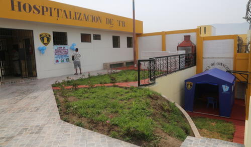 Huaral: inauguran en penal de Aucallama ambientes para el tratamiento de internos con TB