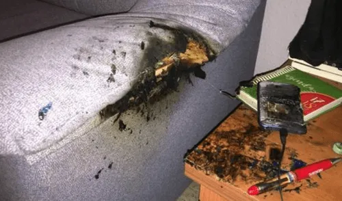 España: Niño dejó su celular cargando y explotó por la noche