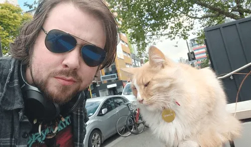 El felino ha ganado tanta popularidad en Wellington que está postulando al neozelandés del año. Foto: Facebook Gato