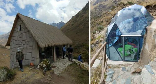 Autoridades hallaron edificaciones ilegales en una ruta turística. No tienen autorización.