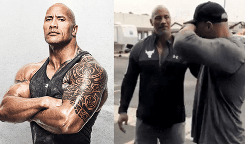 Dwayne Johnson, La Roca hace llorar a su doble con ostentoso regalo [VIDEO]