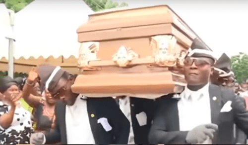 Meme africanos ataúd Meme africanos ataúd