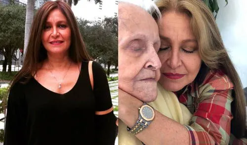 Daniela Romo anuncia el fallecimiento de su madre. | Foto: Composición Instagram de Daniela Romo Daniela Romo y su madre.