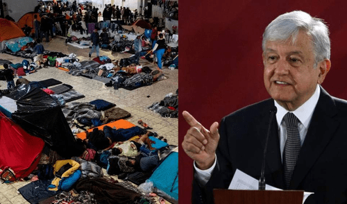 México: AMLO prometió ayuda humanitaria a la caravana migrante México: AMLO prometió ayuda humanitaria a la caravana migrante
