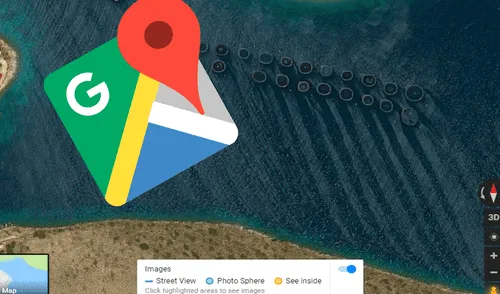 Google Maps: 'peculiares' círculos encontrados en el mar mediterráneo generan asombro [FOTOS]