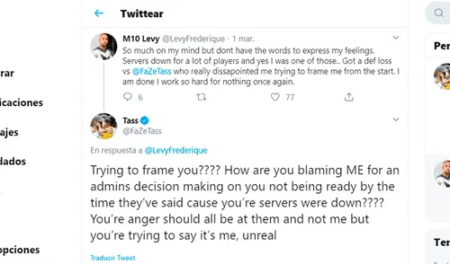 No solo fueron ellos. Otro jugador se vio afectado y terminó siendo eliminado por la presunta caída de servidores, y hasta llegó a culpar a otro jugador. FIFA 20, servidores, EA, piedra papel o tijera, yan ken po