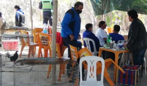 Intervención se realizó en el distrito de Pocollay. Foto: PNP Intervención se realizó en el distrito de Pocollay. Foto: PNP