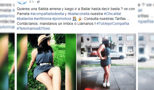 Facebook: Empresa ofrece chicos y chicas como acompañantes a fiestas [FOTOS]