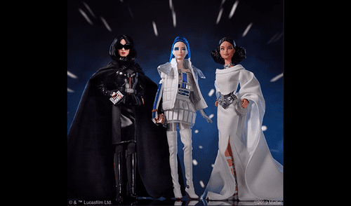 Personajes como la Princesa Leia, Darth Vader y R2-D2, serán las primeras en ser reproducidas. (Foto: Twitter Mattel)