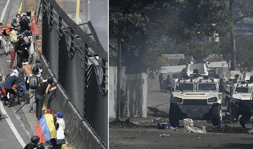 Juan Guaidó desafía a Maduro con marchas hacia cuarteles militares