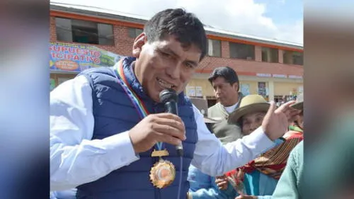Cusco. Alcalde de Marcapata,  Esteban Mamani Ccallo, se encuentra en el ojo de la tormenta. Foto: Facebook