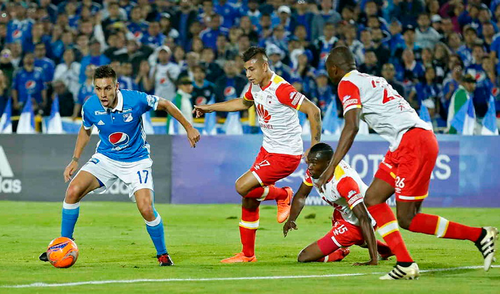 Millonarios superó a Santa Fe por la primera final de la Liga Águila