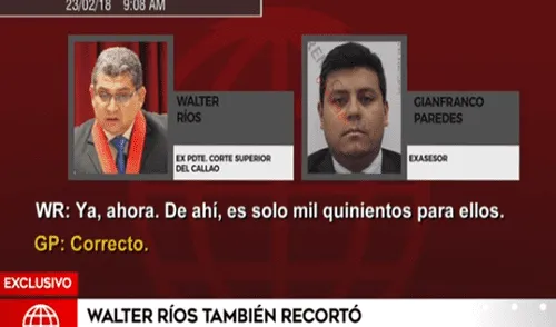 Walter Ríos ordenaba recorte de sueldos de trabajadores de Corte del Callao [VIDEO]