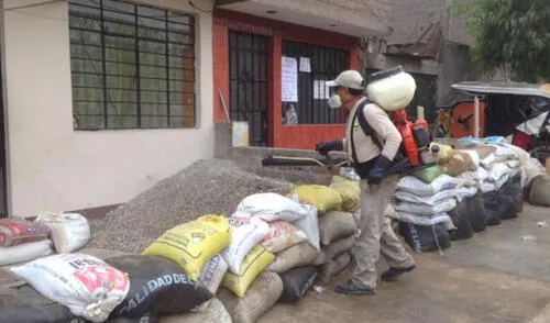 SJL: Fumigan viviendas afectadas por desborde del río Huaycoloro en Campoy