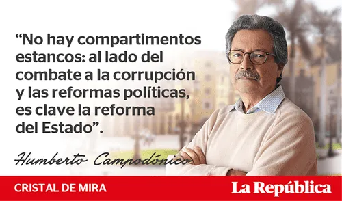 Sin reforma del Estado no vamos a avanzar